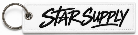 Star supply keychain (white)