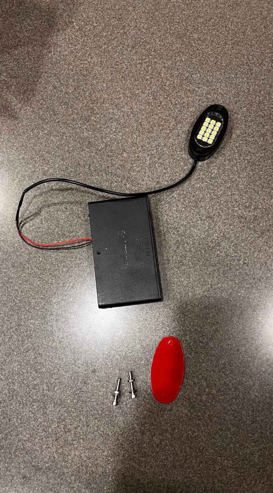 Battery Powered High-Output Rock Light with a switch