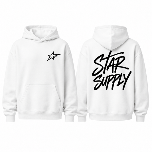Star supply sweatshirt (white)