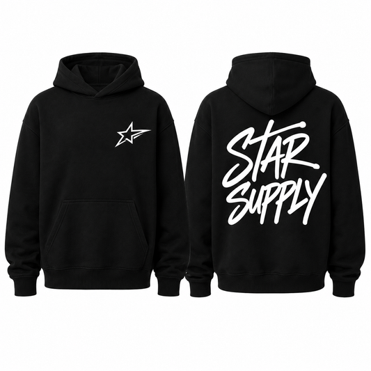 Star supply sweatshirt (black)